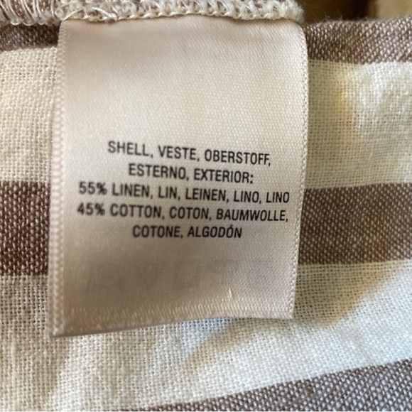 Pants.   Anthropologie linen slacks.  Size 6.  New. No tags - Picture 5 of 6